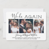 Vow Renewal Sequel Weddenschap 4 Foto dat we opnie Kaart (Voorkant)