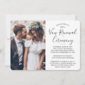 Vow Renewal Sequel Weddenschap 4 Foto dat we opnie Kaart (Achterkant)