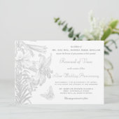 Vow Renewal Silver 25th Wedding Jubileum Kaart (Staand voorkant)