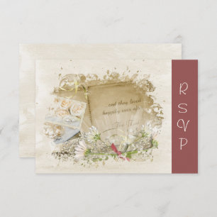 Vow Renewal Wedding Book RSVP Kaart