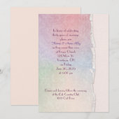 vow vernieuwing pastel regenboogtorrand kaart (Voorkant / Achterkant)