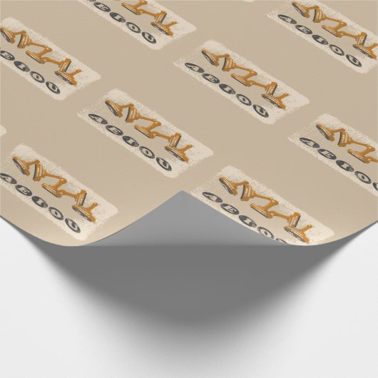 Vowels AEIOU Engelse taal Cadeaupapier (Hoek)