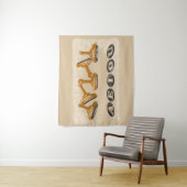 Vowels AEIOU Engelse taal Wandkleed (In situ)