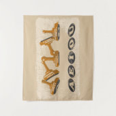 Vowels AEIOU Engelse taal Wandkleed (Voorkant)