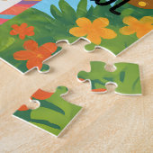 Vowels Learning Puzzle for Kids Legpuzzel (Zijkant)