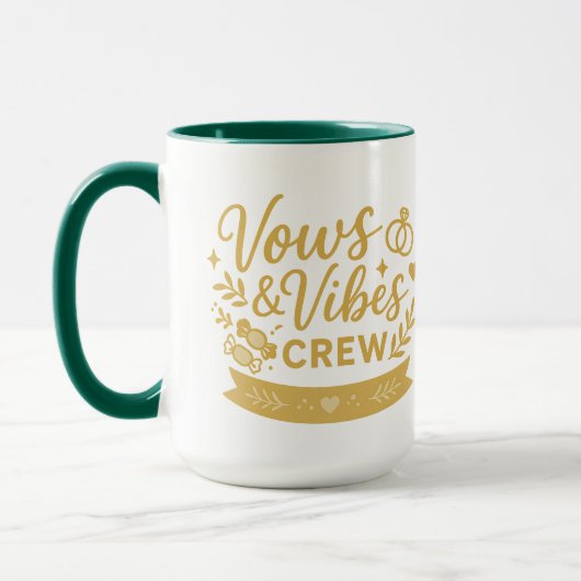 Vows & Vibes Crew | Halloween Gifts Mok (Links)