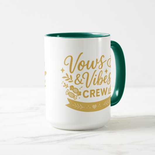 Vows & Vibes Crew | Halloween Gifts Mok (Voorkant rechts)