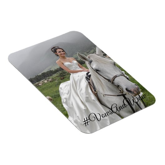 #VowsAndWowFlexible Photo Magnet Magneet (Rechterzijde)