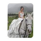 #VowsAndWowFlexible Photo Magnet Magneet (Verticaal)