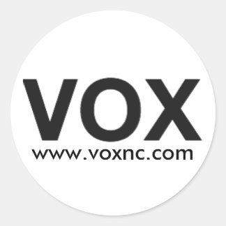 VOX Logo (Sticker) Ronde Sticker