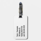 VOX-luchthaventapijt Bagagelabel (Achterkant verticaal)