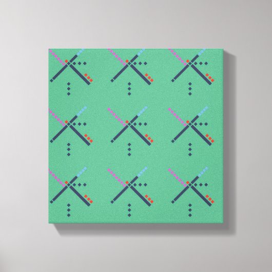 VOX-luchthaventapijt Canvas Afdruk (Voorkant)