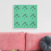 VOX-luchthaventapijt Canvas Afdruk (Insitu (Woonkamer))
