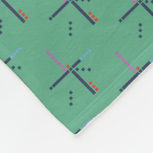 VOX-luchthaventapijt Fleece Deken (Hoek)