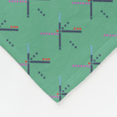 VOX-luchthaventapijt Fleece Deken (Hoek)