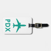 VOX-luchthaventapijt | PORTLAND Bagagelabel (Voorkant horizontaal)