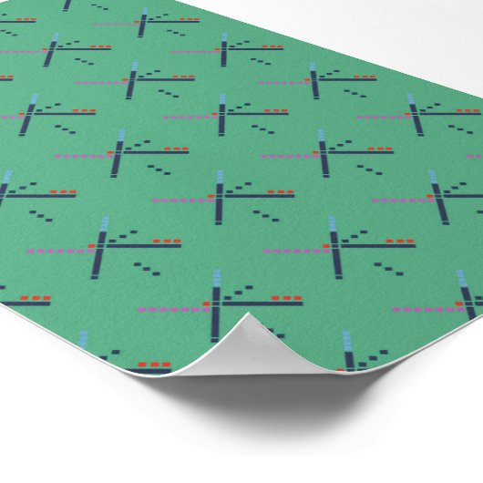 VOX-luchthaventapijt Poster (Hoek)