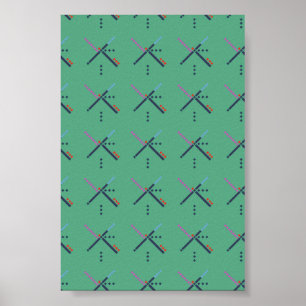 VOX-luchthaventapijt Poster