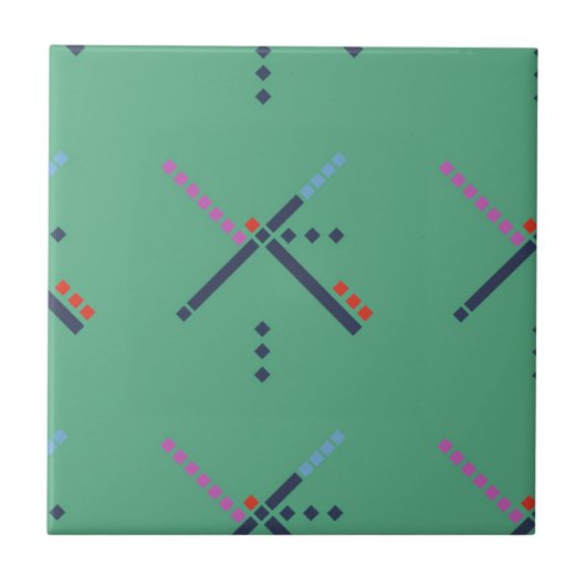 VOX-luchthaventapijt Tegeltje (Voorkant)