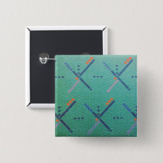 VOX-luchthaventapijt Vierkante Button 5,1 Cm (Voorkant /achterkant)