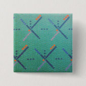 VOX-luchthaventapijt Vierkante Button 5,1 Cm (Voorkant)