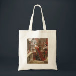 Vox Populi, c. 1904 by Edmund Blair Leighton Tote Bag<br><div class="desc">Vox Populi is a painting by British artist Edmund Blair Leighton, and was painted in 1904. Leighton produced paintings in the early 1900's that were focused on medieval times.</div>