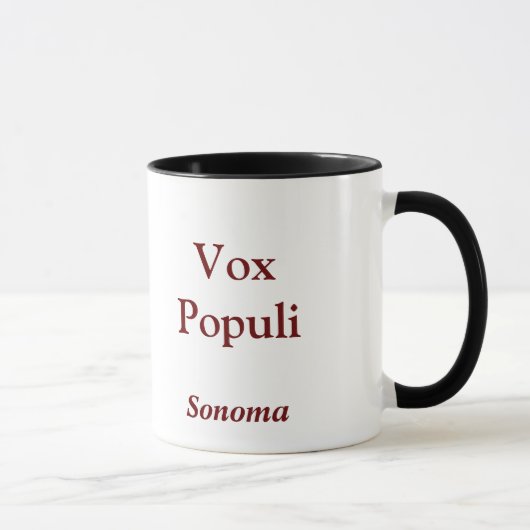 Vox Populi Sonoma mok (Rechts)