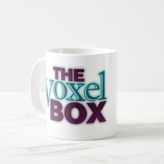 Voxel Box Coffee-Mok Koffiemok (Voorkant links)