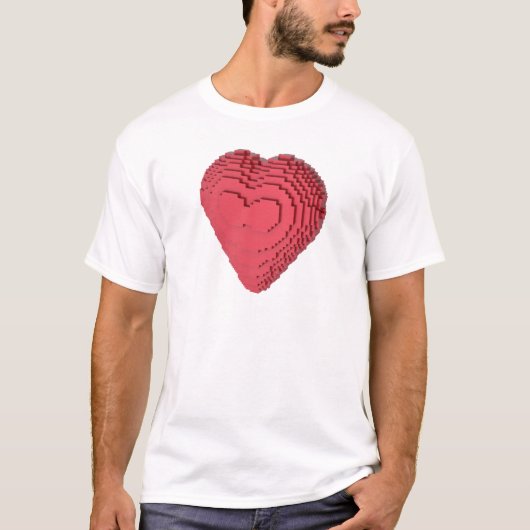Voxel Heart T-shirt (Voorkant)