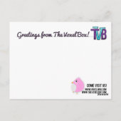 VoxelPostcard: Het Atlantis Resourt Briefkaart (Achterkant)