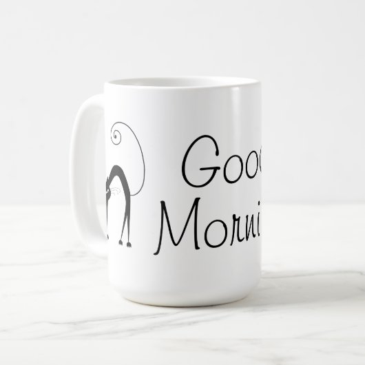 Voxkitty Black Cat - Good Morning Koffiemok (Voorkant links)