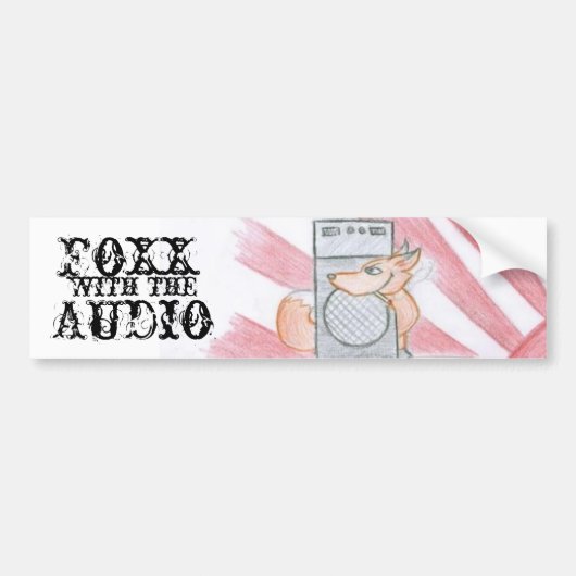 voxsticker bumpersticker (Voorkant)