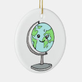 Voy a dar la vuelta al mundo keramisch ornament (Rechts)