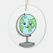 Voy a dar la vuelta al mundo keramisch ornament (Links)