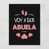 Voy a ser abuela briefkaart (Voorkant)
