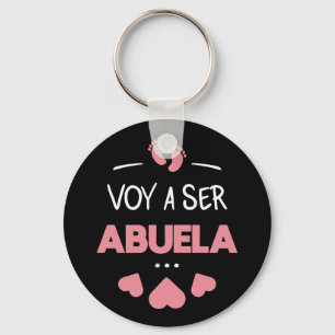 Voy a ser abuela canvas tas sleutelhanger