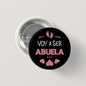 Voy a ser abuela ronde button 3,2 cm (Voorkant /achterkant)