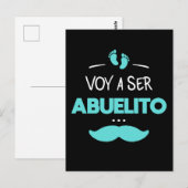 Voy a ser abuelito briefkaart (Voorkant / Achterkant)