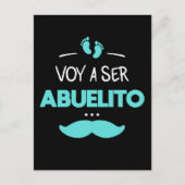 Voy a ser abuelito briefkaart (Voorkant)