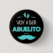 Voy a ser abuelito ronde button 3,2 cm (Voorkant)