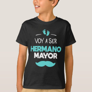 Voy a ser hermano mayor t-shirt