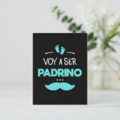 Voy a ser padrino briefkaart (Staand voorkant)
