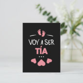 Voy a ser tia briefkaart (Staand voorkant)
