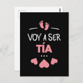 Voy a ser tia briefkaart (Voorkant / Achterkant)