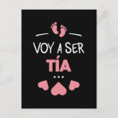 Voy a ser tia briefkaart (Voorkant)