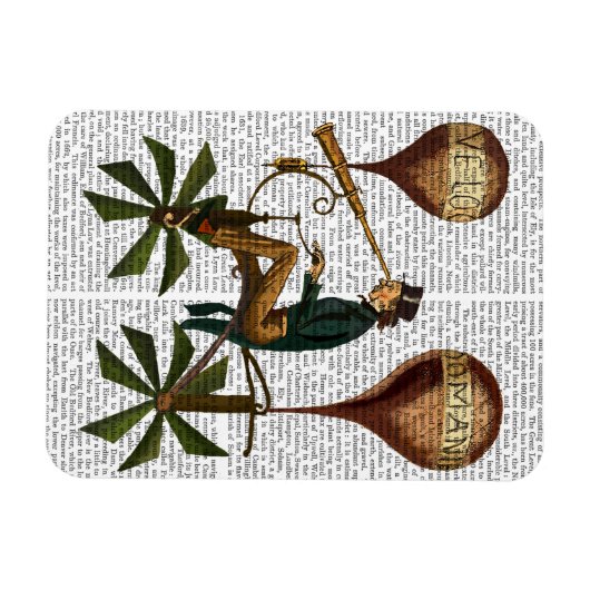 Voyage A La Lune Hot Air-ballon Magneet (Horizontaal)