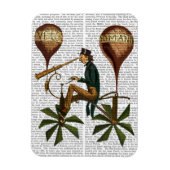 Voyage A La Lune Hot Air-ballon Magneet (Verticaal)