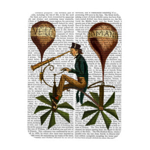 Voyage A La Lune Hot Air-ballon Magneet