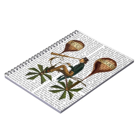 Voyage A La Lune Hot Air-ballon Notitieboek (Linkerzijde)