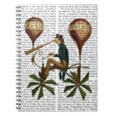 Voyage A La Lune Hot Air-ballon Notitieboek (Voorkant)